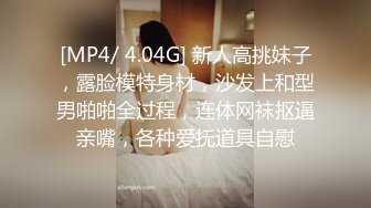 [MP4/ 4.04G] 新人高挑妹子，露脸模特身材，沙发上和型男啪啪全过程，连体网袜抠逼亲嘴，各种爱抚道具自慰