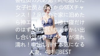 会社员の人必见！终电逃した女子社员とまさかのSEXチャンス！？亲切心で家に泊めたら神エロ展开！？添い寝だけのはずがお互いちょっかい出し合い気づけばパンツが濡れ濡れ！中出し许す本気になる人妻。4时间BEST