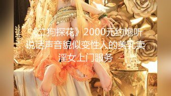 《二狗探花》2000元约炮听说话声音貌似变性人的美乳卖淫女上门服务