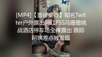 [MP4]【重磅推荐】知名Twitter户外露出网红FSS冯珊珊挑战酒店停车场全裸露出 跟踪阿姨差点被发现