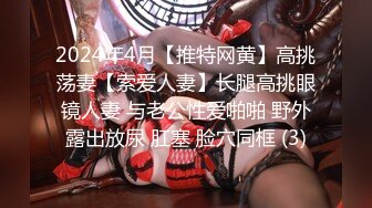 2024年4月【推特网黄】高挑荡妻【索爱人妻】长腿高挑眼镜人妻 与老公性爱啪啪 野外露出放尿 肛塞 脸穴同框 (3)