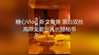 糖心Vlog 斯文禽兽 黑白双丝高跟无套巨乳长腿秘书