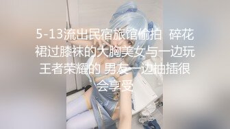 5-13流出民宿旅馆偷拍  碎花裙过膝袜的大胸美女与一边玩王者荣耀的 男友一边抽插很会享受