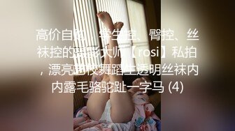 高价自购，学生控、臀控、丝袜控的摄影大师【rosi】私拍，漂亮艺校舞蹈生透明丝袜内内露毛骆驼趾一字马 (4)