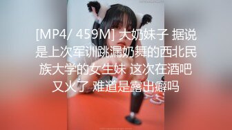 [MP4/ 459M] 大奶妹子 据说是上次军训跳漏奶舞的西北民族大学的女生妹 这次在酒吧又火了 难道是露出癖吗