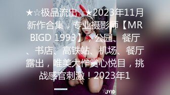 ★☆极品流出☆★2023年11月新作合集，专业摄影师【MRBIGD 1993】，公园、餐厅、书店、高铁站、机场、餐厅露出，唯美大作赏心悦目，挑战感官刺激！2023年1