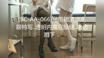 (BC-AA-066)吊带裙清凉高跟特写..透明内露屁股缝..路边蹲下…