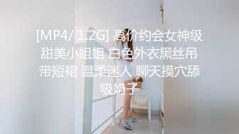 [MP4/ 1.2G] 高价约会女神级甜美小姐姐 白色外衣黑丝吊带短裙 温柔迷人 聊天摸穴舔吸奶子