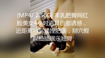 [MP4/ 2.56G] 丰乳肥臀网红脸美女4小时道具自慰诱惑，近距离特写揉捏肥逼，掰穴假屌抽插展示翘臀